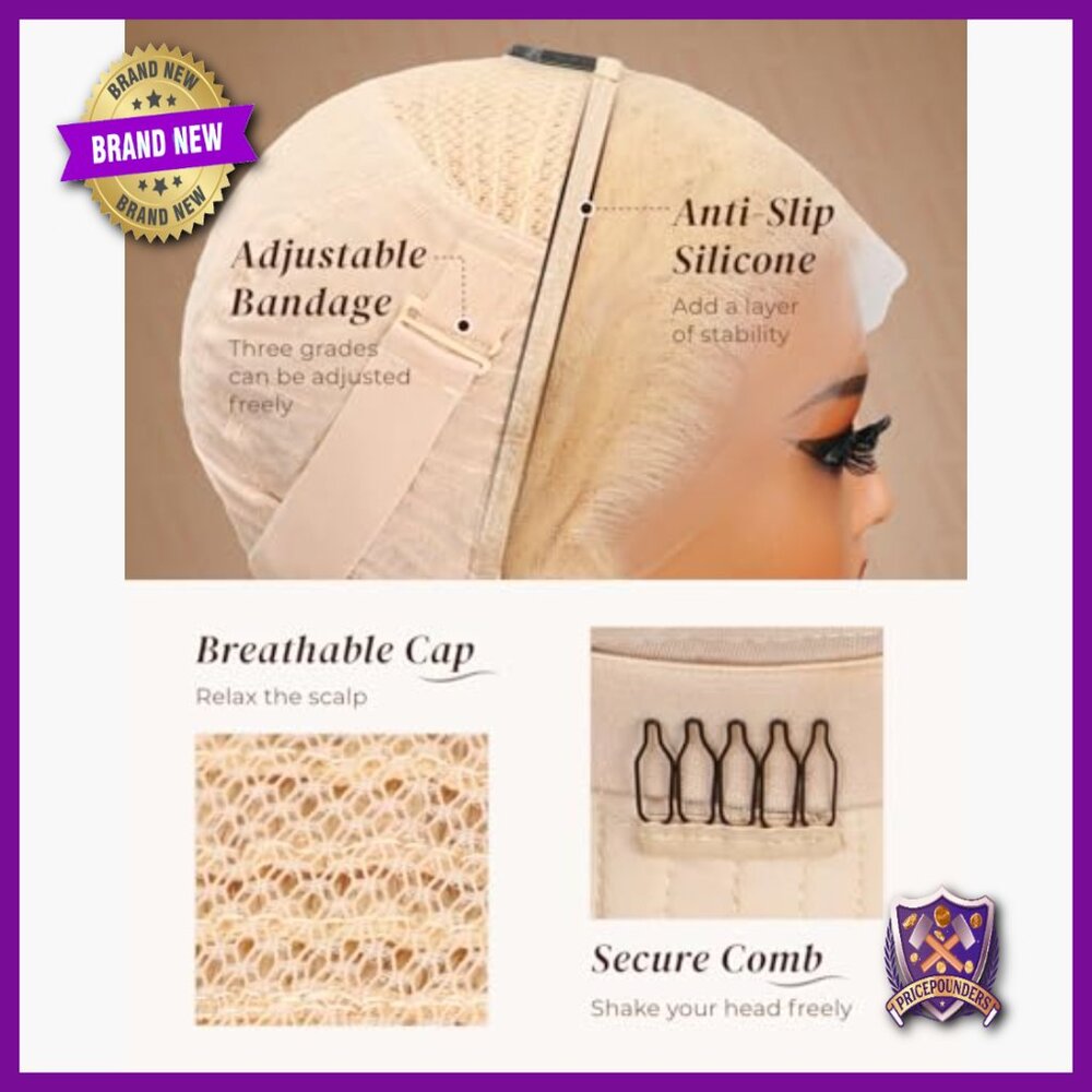 30-Inch Human Hair Lace Front Wig 210% Density Body Wave Pre-Plucked - Picture 6 of 6